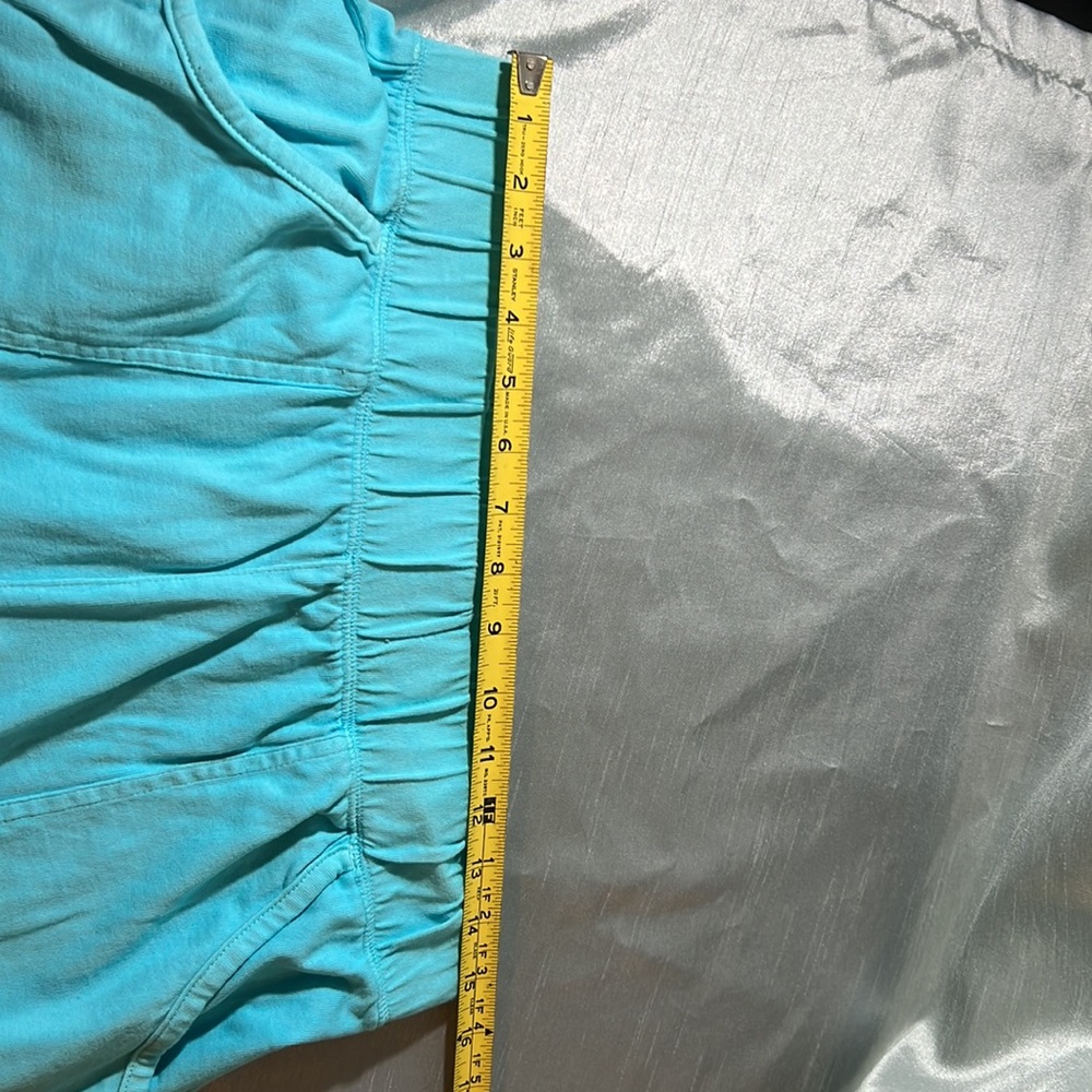 Wide leg 100% cotton pants, very comfy, Aqua blue, Fresh Produce, Medium, NWT - Picture 6 of 7